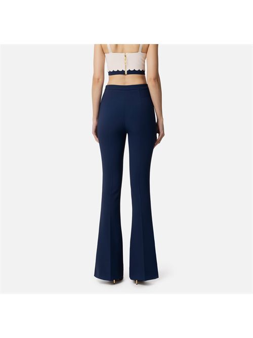 pantalone donna blu ELISABETTA FRANCHI | PA07951E2/DC8